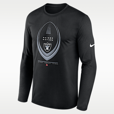Las Vegas Raiders Legend Icon Men's Nike Dri-FIT NFL Long-Sleeve T